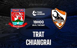 Nhận định - dự đoán Trat vs Chiangrai 19h00 ngày 26/8 (VĐQG Thái Lan 2023/24)