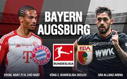 Nhận định Bayern Munich vs Augsburg (22h30 ngày 27/8): “Hùm xám” săn mồi