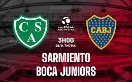 Nhận định Sarmiento vs Boca Juniors 3h00 ngày 28/8 (Cúp Liên đoàn Argentina 2023)