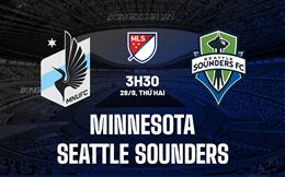 Nhận định Minnesota vs Seattle Sounders 3h30 ngày 28/8 (Nhà nghề Mỹ 2023)
