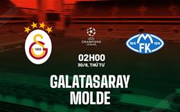 Nhận định bóng đá Galatasaray vs Molde 2h00 ngày 30/8 (Champions League 2023/24)