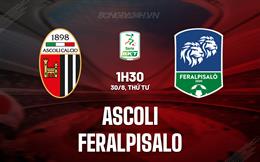 Nhận định bóng đá Ascoli vs FeralpiSalo 1h30 ngày 30/8 (Hạng 2 Italia 2023/24)