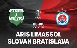 Nhận định Aris Limassol vs Slovan Bratislava 0h00 ngày 1/9 (Europa League 2023/24)