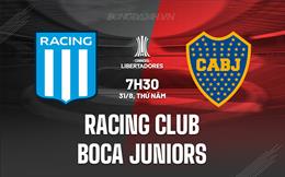 Nhận định Racing Club vs Boca Juniors 7h30 ngày 31/8 (Copa Libertadores 2023)