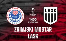 Nhận định Zrinjski Mostar vs LASK 2h00 ngày 1/9 (Europa League 2023/24)