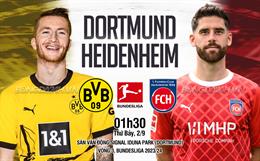 Nhận định Dortmund vs Heidenheim (01h30 ngày 2/9): 3 điểm cho chủ nhà