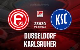 Nhận định - dự đoán Dusseldorf vs Karlsruher 23h30 ngày 1/9 (Hạng 2 Đức 2023/24)