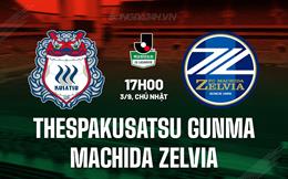 Nhận định Thespakusatsu Gunma vs Machida Zelvia 17h00 ngày 3/9 (Hạng 2 Nhật Bản 2023)