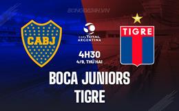 Nhận định Boca Juniors vs Tigre 4h30 ngày 4/9 (Cúp Liên đoàn Argentina 2023)