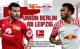 Nhận định Union Berlin vs Leipzig 22h30 ngày 3/9 (Bundesliga 2023/24)