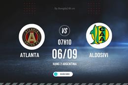Nhận định - dự đoán Atlanta vs Aldosivi 7h10 ngày 6/9 (Hạng 2 Argentina 2023)