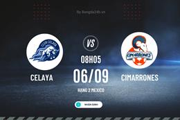 Nhận định Celaya vs Cimarrones 8h05 ngày 6/9 (Hạng 2 Mexico 2023/24)