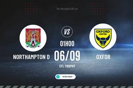 Nhận toan soccer Northampton vs Oxford 1h00 ngày 6/9 (EFL Trophy 2023/24)