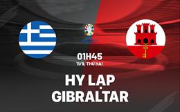 Nhận định bóng đá Hy Lạp vs Gibraltar 1h45 ngày 11/9 (Vòng loại Euro 2024)