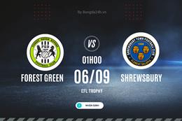 Nhận định Forest Green vs Shrewsbury 1h00 ngày 6/9 (EFL Trophy 2023/24)