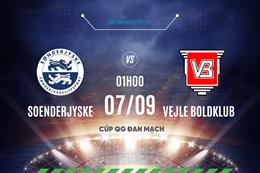 Nhận định Soenderjyske vs Vejle Boldklub 1h00 ngày 7/9 (Cúp QG Đan Mạch 2023/24)