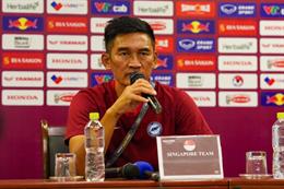 HLV U23 Singapore chưa nghĩ tới trận đấu với U23 Việt Nam