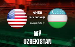 Nhận định bóng đá Mỹ vs Uzbekistan 4h30 ngày 10/9 (Giao hữu quốc tế 2023)