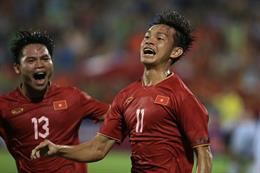 VIDEO: Bùi Vĩ Hào bật cao đánh đầu, ghi bàn "kết liễu" đối thủ U23 Yemen 