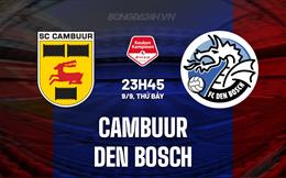 Nhận định Cambuur vs Den Bosch 23h45 ngày 9/9 (Hạng 2 Hà Lan 2023/24)