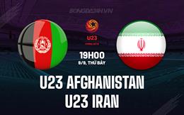 Nhận định U23 Afghanistan vs U23 Iran 19h00 ngày 9/9 (Vòng loại U23 Châu Á 2024)