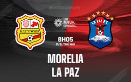 Nhận định - dự đoán Morelia vs La Paz 8h05 ngày 11/9 (Hạng 2 Mexico 2023/24)