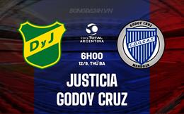 Nhận định Justicia vs Godoy Cruz 6h00 ngày 12/9 (Cúp Liên đoàn Argentina 2023)