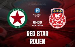 Nhận định - dự đoán Red Star vs Rouen 0h30 ngày 12/9 (Hạng 3 Pháp 2023/24)
