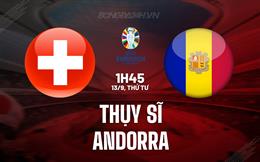 Nhận định - dự đoán Thụy Sĩ vs Andorra 1h45 ngày 13/9 (Vòng loại Euro 2024)