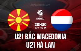 Nhận định U21 Bắc Macedonia vs U21 Hà Lan 20h30 ngày 12/9 (Vòng loại U21 châu Âu 2025)