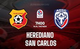 Nhận định Herediano vs San Carlos 7h00 ngày 14/9 (VĐQG Costa Rica 2023)