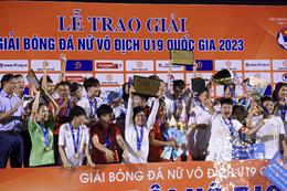 Chủ nhà Hà Nam vô địch giải bóng đá U19 nữ Quốc gia 2023