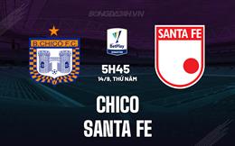 Nhận định Chico vs Santa Fe 5h45 ngày 14/9 (VĐQG Colombia 2023)