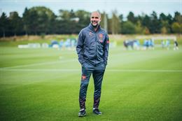 HLV Pep Guardiola trở lại Man City sau thời gian nằm viện
