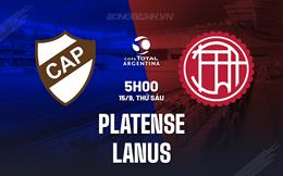 Nhận định - dự đoán Platense vs Lanus 5h00 ngày 15/9 (Cúp Liên đoàn Argentina 2023)