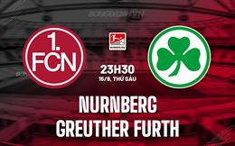 Nhận định - dự đoán Nurnberg vs Greuther Furth 23h30 ngày 15/9 (Hạng 2 Đức 2023/24)