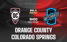 Nhận định Orange County vs Colorado Springs 9h00 ngày 16/9 (Hạng Nhất Mỹ 2023)