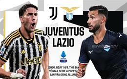 Nhận định Juventus vs Lazio (20h00 ngày 16/9): Bước đi trong bóng tối