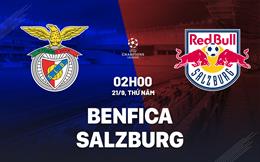 Nhận định Benfica vs Salzburg 2h00 ngày 21/9 (Bảng D Champions League 2023/24)