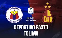 Nhận định bóng đá Pasto vs Tolima 8h20 ngày 18/9 (VĐQG Colombia 2023)