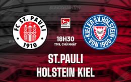 Nhận định St.Pauli vs Holstein Kiel 18h30 ngày 17/9 (Hạng 2 Đức 2023/24)