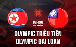 Nhận định Olympic Triều Tiên vs Olympic Đài Loan 15h00 ngày 19/9 (ASIAD 19)