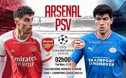 Nhận định Arsenal vs PSV (02h00 ngày 21/9): Không dễ cho Pháo thủ