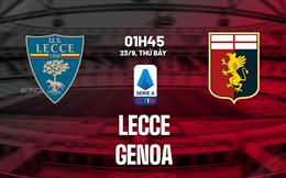 Nhận định bóng đá Lecce vs Genoa 1h45 ngày 23/9 (Serie A 2023/24)