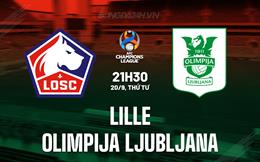 Nhận định Lille vs Olimpija Ljubljana 21h30 ngày 20/9 (Conference League 2023/24)