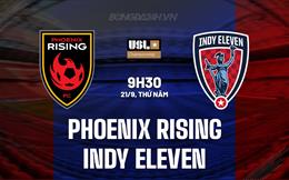 Nhận định Phoenix Rising vs Indy Eleven 9h30 ngày 21/9 (Hạng Nhất Mỹ 2023)