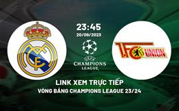 Link coi thẳng Real Madrid vs Union Berlin 23h45 ngày 20/9 (Cúp C1 2023/24)