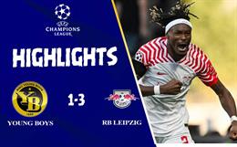 Video Young Boys vs RB Leipzig Cúp C1: 4 bàn thắng được ghi