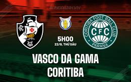 Nhận định Vasco da Gama vs Coritiba 5h00 ngày 22/9 (VĐQG Brazil 2023)