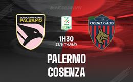 Nhận định - dự đoán Palermo vs Cosenza 1h30 ngày 23/09 (Hạng 2 Italia 2023/24)